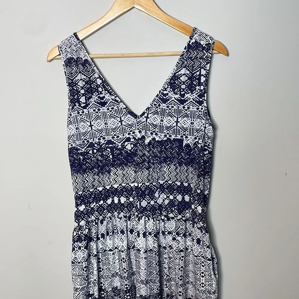 Peruvian Connection Sleeveless V-Neck Mini Dress Size Medium